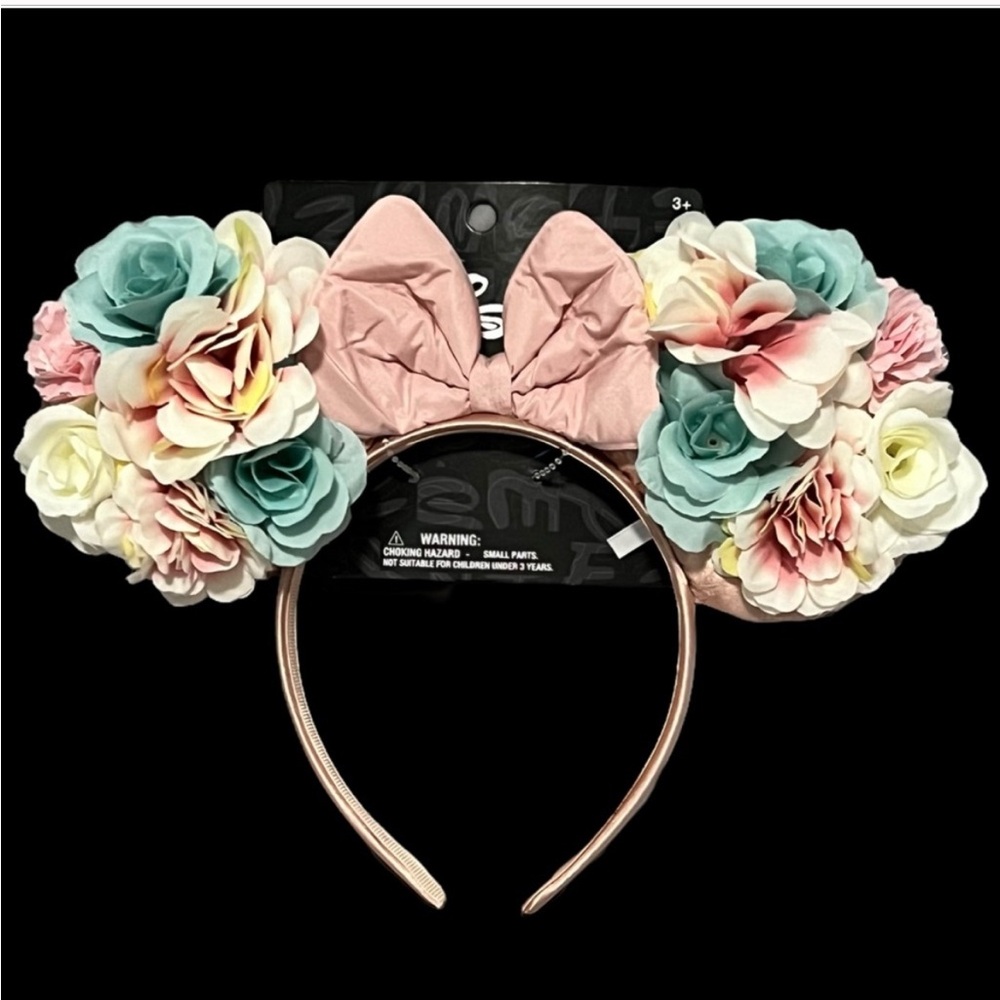 Aldi Floral Mickey Mouse Disney  Ears Headband